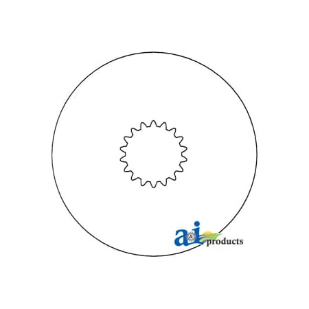 Center Plate, Brake 17 X17 X0.5